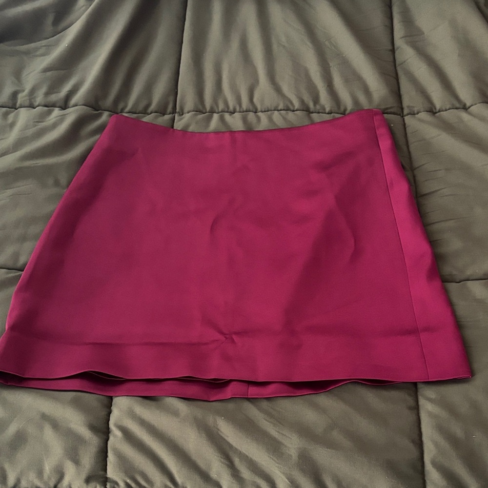 Mango Fuchsia Mini Skirt